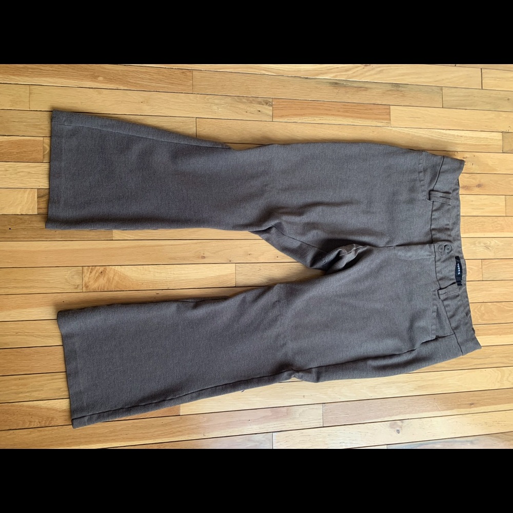 Tan stretch boot cut ponte pants from torrid size 22
